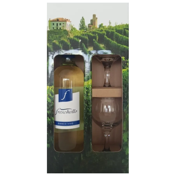 Belo vino CIELO E TERRA Freschello 0,75l + 2 čaše