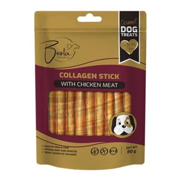 BESTA Stick poslastica za pse kolagen i piletina 80g