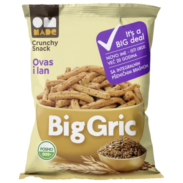 BIG GRIC grisine ovas i lan 160g
