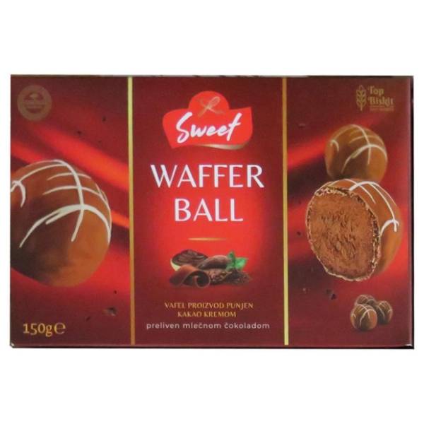 Biskvit SWEET Waffer ball 150g