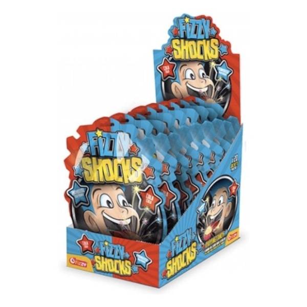 Bombone FIZZY Shocks cola & malina 30g 1kom