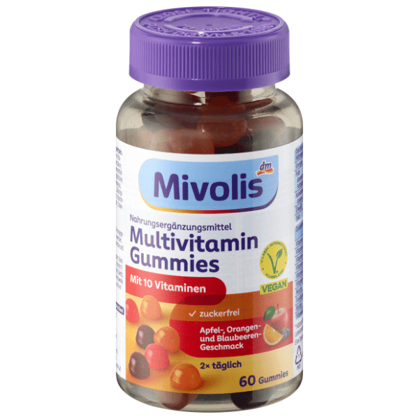 Bombone MIVOLIS multivitaminske sa zaslađivačima 60kom