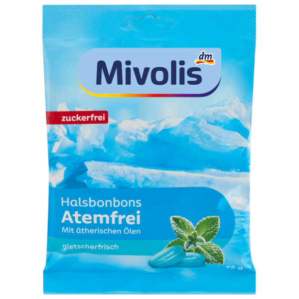 Bombone MIVOLIS osvežavajuće bez šećera 75g