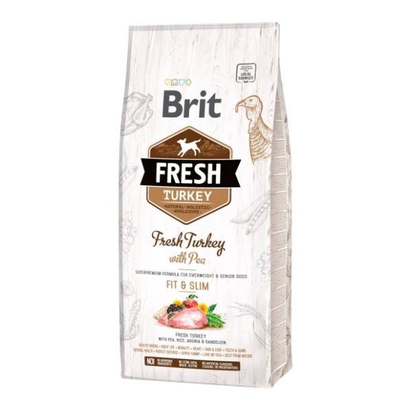 BRIT Fresh adult fit & slim hrana za pse ćuretina 12kg