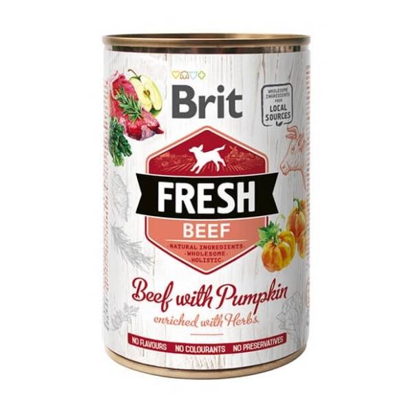 BRIT Fresh hrana za pse govedina i bundeva 400g