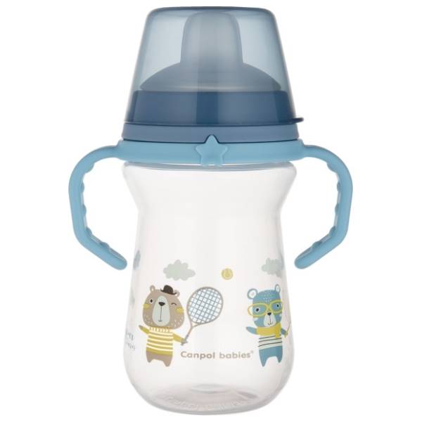 CANPOL BABIES šolja sa kljunom Bonjour Paris 250ml plava