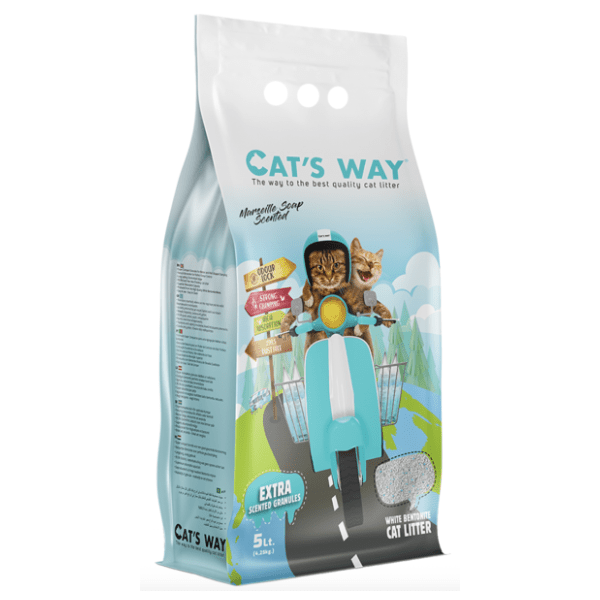 CATS WAY Marseille soap posip za mačke 5l