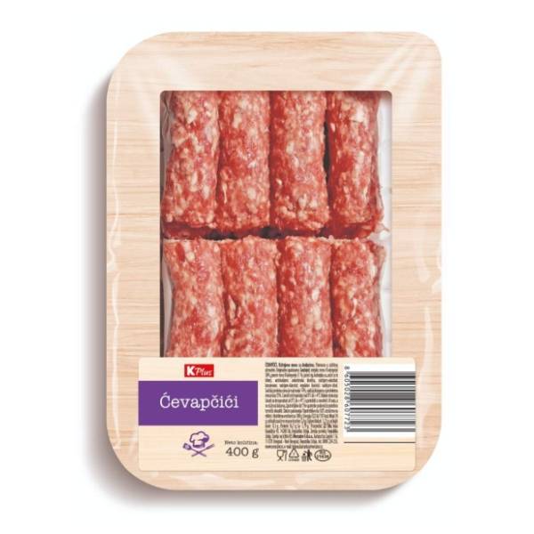   K PLUS ćevapčići 400g