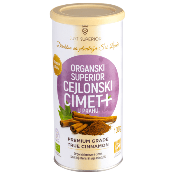 Cimet JUST SUPERIOR cejlonski+ 100g
