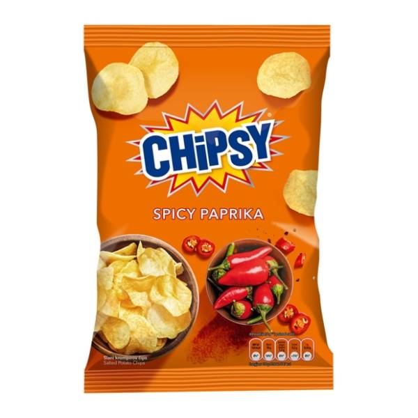 Čips CHIPSY plain spicy paprika 55g