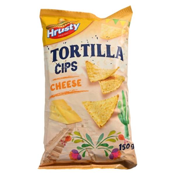 Čips HRUSTY tortilja sir 150g
