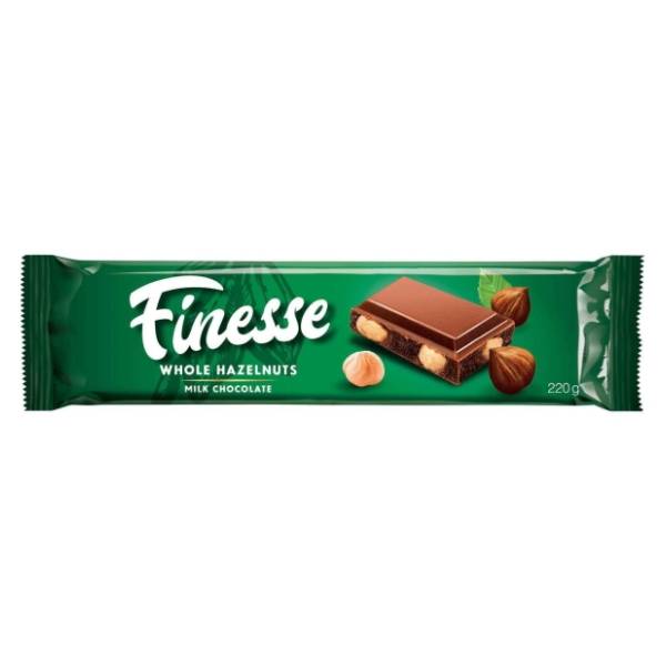 Čokolada FINESSE sa celim lešnikom 220g