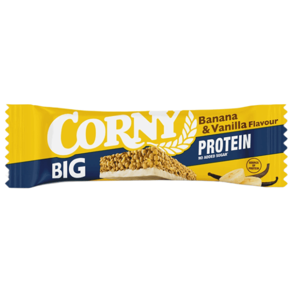 CORNY big banana & vanilla protein 50g