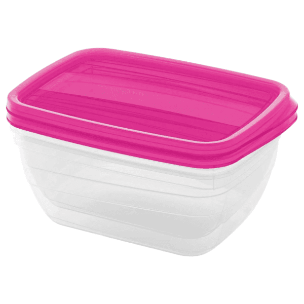 CURVER set kutija za hranu Vedo 2x1,3l pink