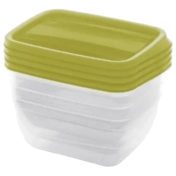 CURVER set kutija za hranu Vedo 4x750ml zeleni