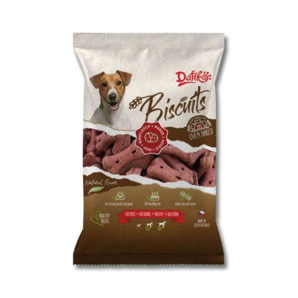 DAFIKO Biscuits poslastica za pse koskice govedina 400g