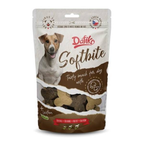 DAFIKO Softbite poslastica za pse maxi živinska koska sa džigericom 150g