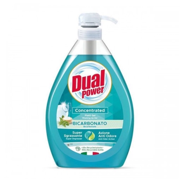 Deterdžent za posuđe DUAL POWER soda pumpa 1l