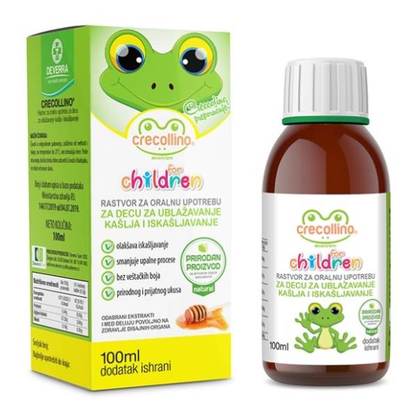 DEVERRA Crecollino sirup protiv kašlja za decu 100ml