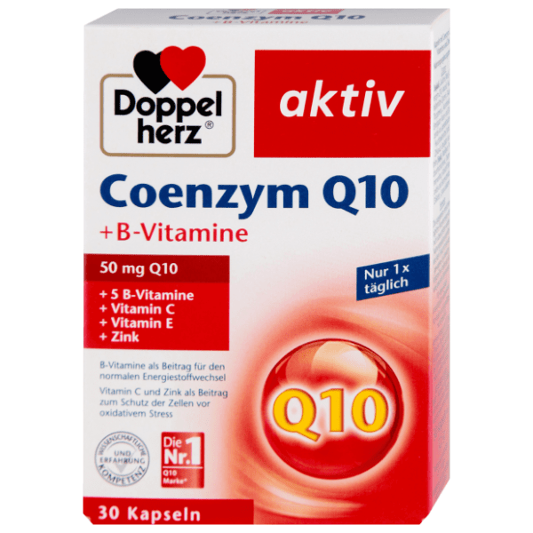 DOPPELHERZ Koenzim Q10 + B vitamin kapsule 30kom