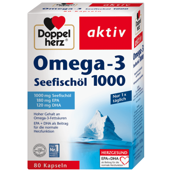 DOPPELHERZ Omega 3 kapsule 80kom