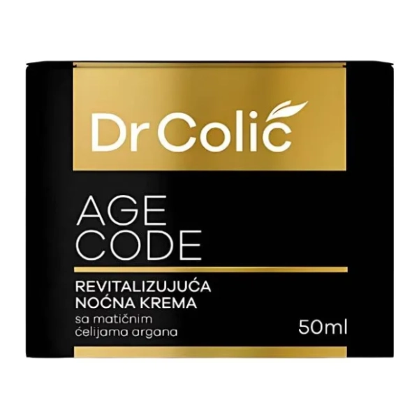 DR COLIĆ Age Code revitalizujuća noćna krema za lice 50ml