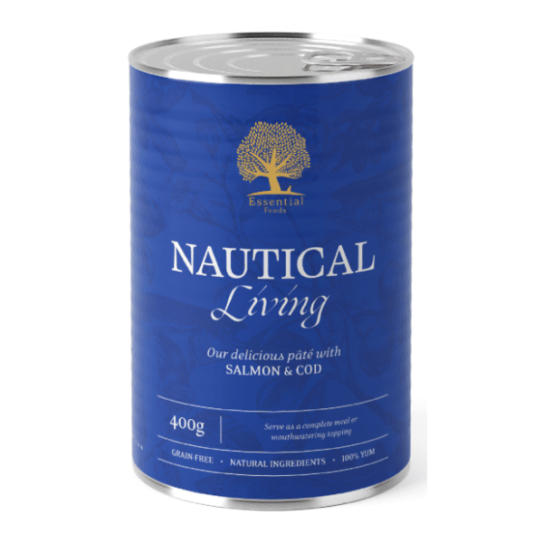 ESSENTIAL Nautical living pašteta za pse losos i bakalar 400g
