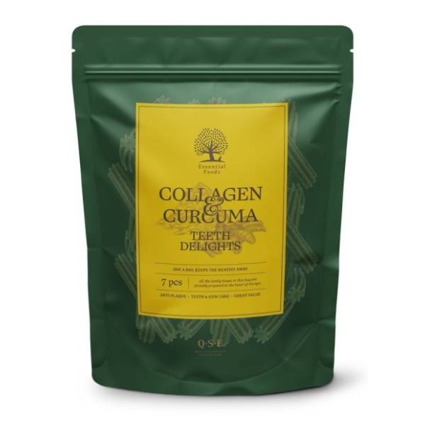 ESSENTIAL Teeth delights poslastica za pse kolagen i kurkuma 250g