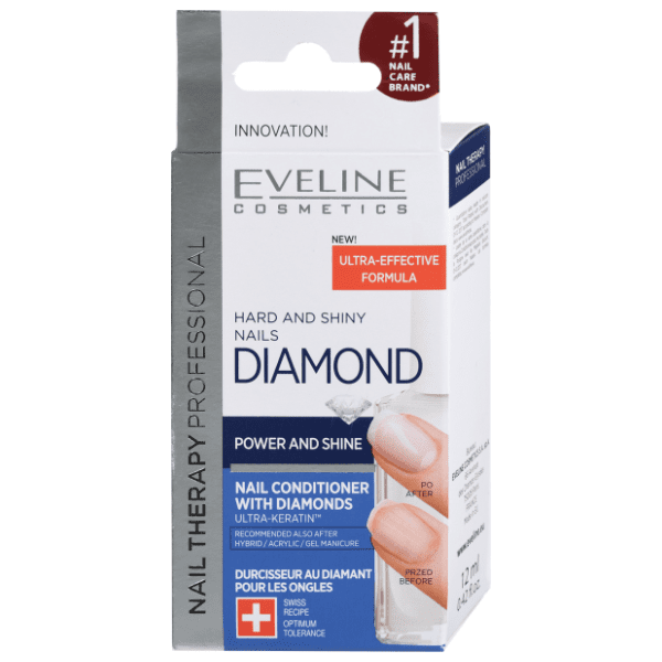EVELINE Nail therapy diamond lak za negu noktiju 12ml