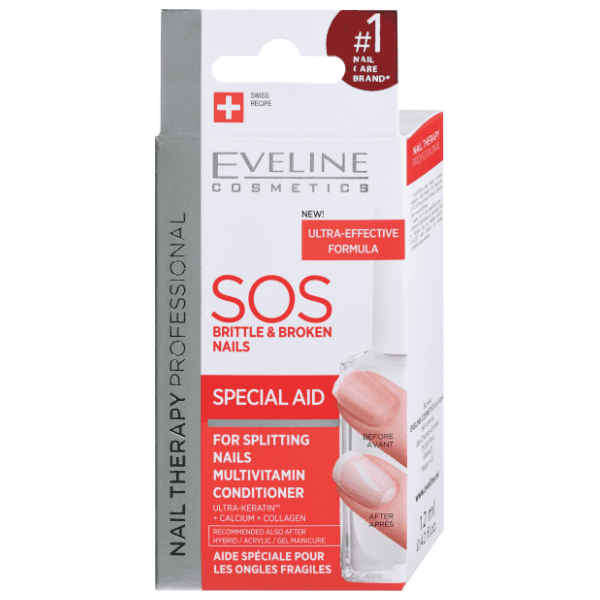 EVELINE Nail therapy SOS lak za nokte 12ml