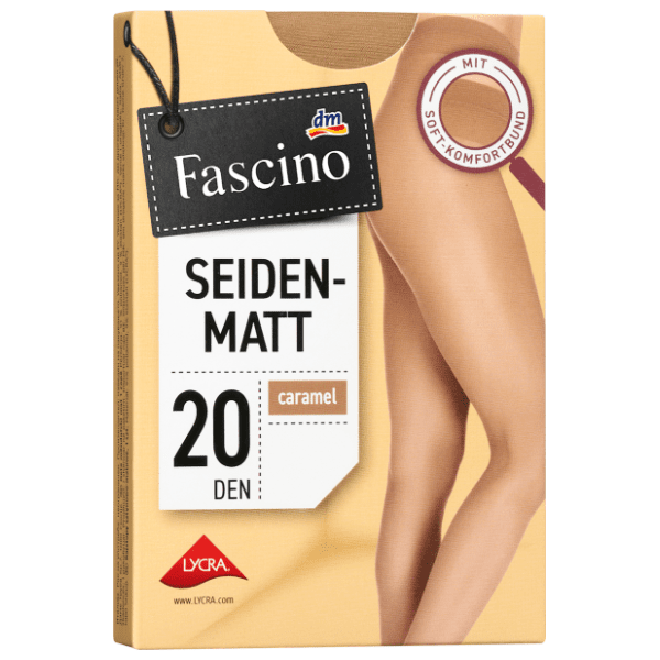 FASCINO hulahopke svilene mat 20den karamel 46-48