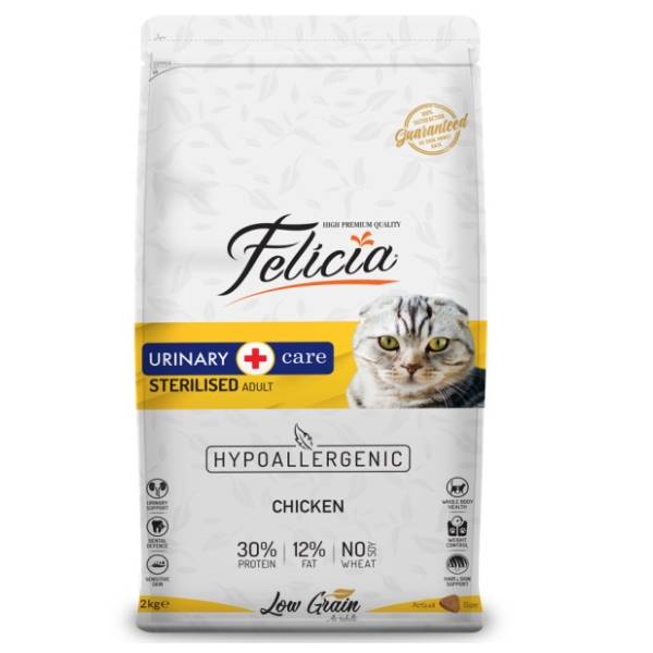 FELICIA Low grain hrana za sterilisane mačke piletina 2kg