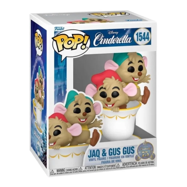 Figura Jaq & Gus in cup Cinderellas 75th FUNKO