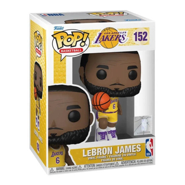 Figura Lebron James Yellow Jersey NBA FUNKO