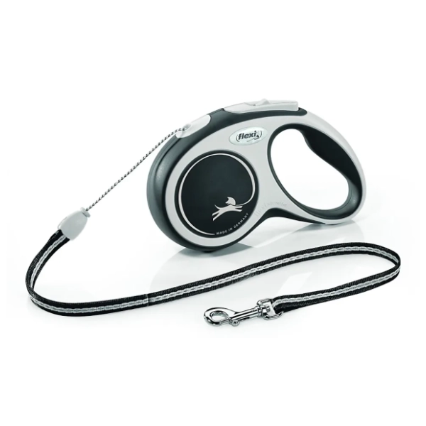 FLEXI Comfort cord povodac za pse S 5m crni