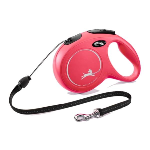 FLEXI New classic cord povodac za pse L 8m crveni