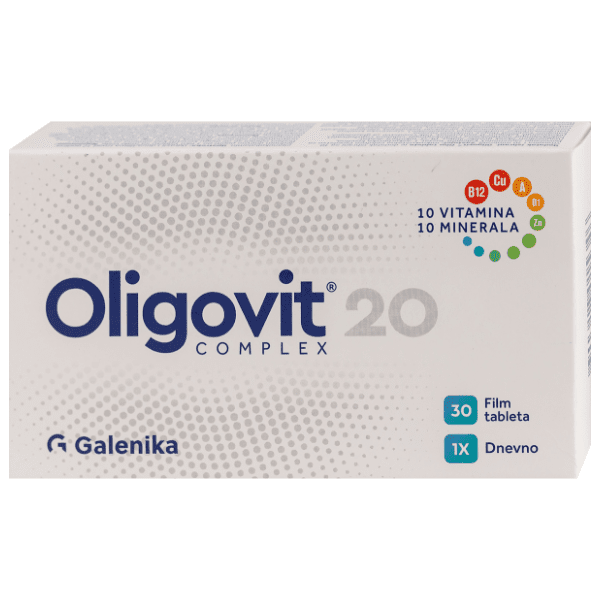 GALENIKA Oligovit 20 complex tablete 30kom