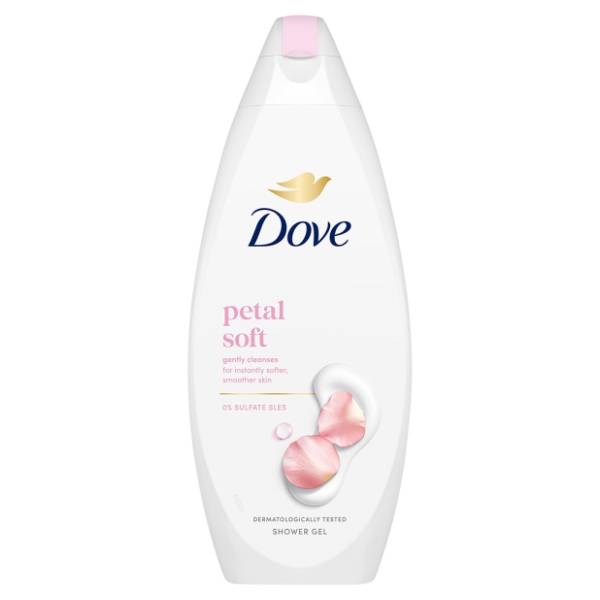 Gel za tuširanje DOVE petal soft 250ml