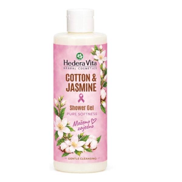 Gel za tuširanje HEDERA VITA cotton & jasmine 400ml
