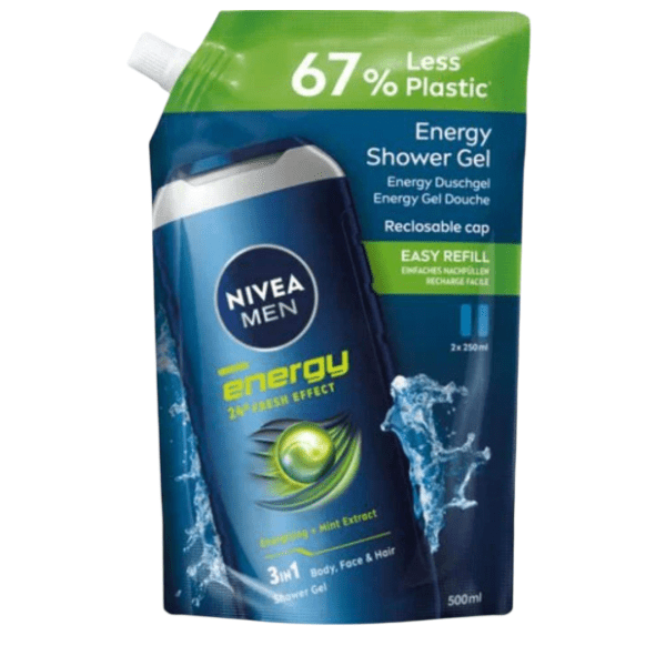 Gel za tuširanje NIVEA Energy refill 500ml
