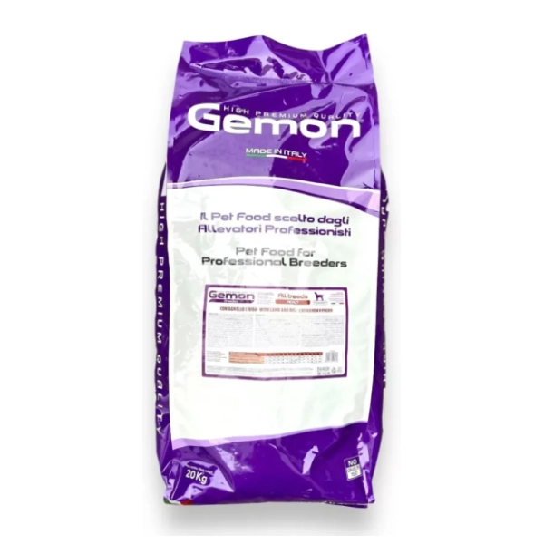 GEMON All breads adult hrana za pse jagnjetina i pirinač 20kg