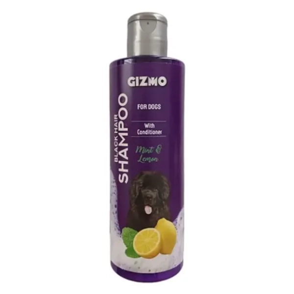 GIZMO šampon sa regeneratorom za pse sa crnom dlakom menta i limun 250ml