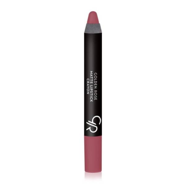 GOLDEN ROSE Matte crayon ruž za usne u olovci 08