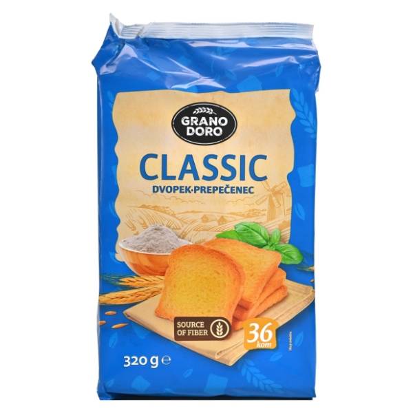 GRANO DORO Dvopek classic 320g