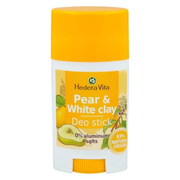 HEDERA VITA Pear & white clay dezodorans u stiku 50ml