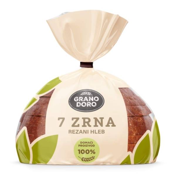 Hleb GRANO DORO 7 zrna rezani 350g