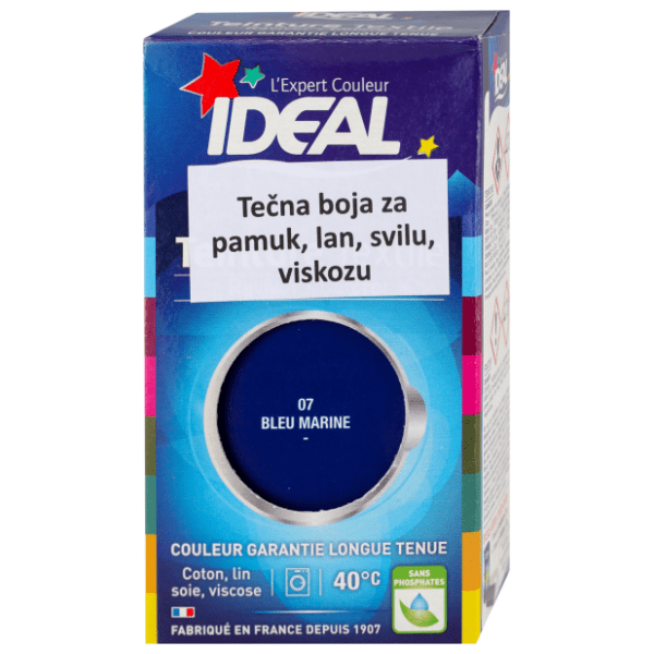 IDEAL boja za tkaninu teget 90g