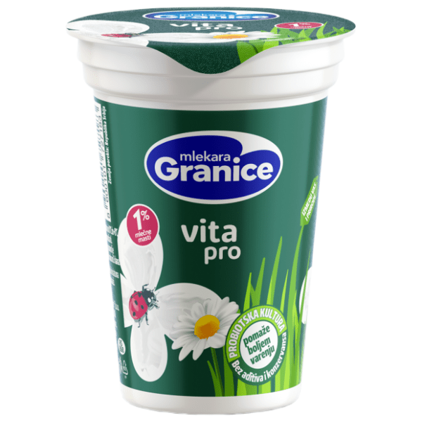 Jogurt GRANICE Vita pro 1%mm čaša 180g