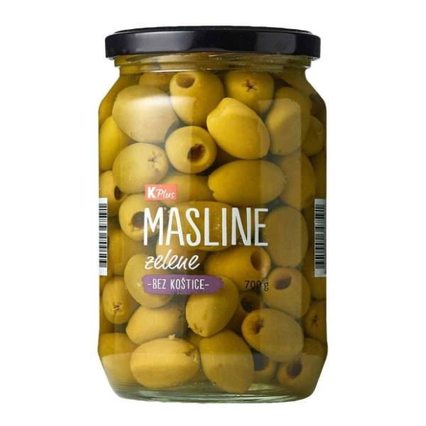 K PLUS masline zelene 700g