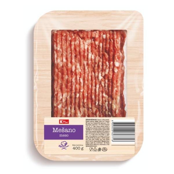 K PLUS mešano mleveno meso 400g